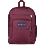 حقيبة ظهر JanSport Big Student رجالية من البوليستر 100%، مقصورتان رئيسيتان كبيرتان، جيب أمامي منظم، جيوب خارجية بسحّاب، أحزمة كتف مريحة وظهر مبطن بالكامل - جان سبورت