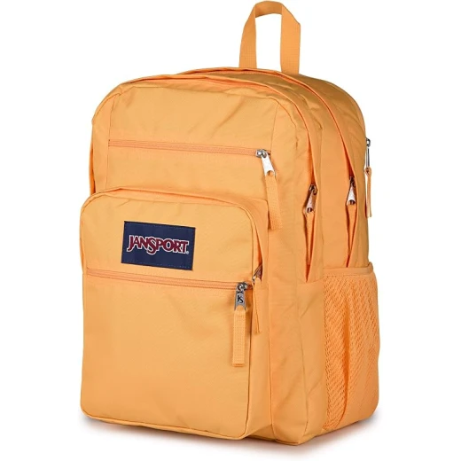 حقيبة ظهر رجالية JanSport Big Student من البوليستر 100%، مقصورتان رئيسيتان كبيرتان، جيب أمامي منظم، جيوب خارجية بسحّاب، أحزمة كتف وظهر مبطن - جان سبورت - Image 2