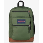 JanSport Cool Student Cargo Green Backpack, 100% Polyester, 34L Capacity, Spacious Practical Design - JanSport