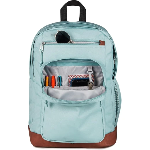 JanSport Cool Student Extra Large Laptop Backpack Faded Sage, Two Main Compartments, 15-Inch Laptop Sleeve, Side Bottle Pocket, Front Organizer & Padded Back Panel - JanSport - Image 5
