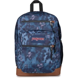 حقيبة ظهر رجالية JanSport Cool Student من البوليستر 100%، مقصورتان رئيسيتان كبيرتان، جيب أمامي بمنظم، جيبان خارجيان بسحّاب، أحزمة كتف مريحة وظهر مبطن