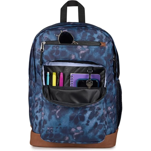 حقيبة ظهر رجالية JanSport Cool Student من البوليستر 100%، مقصورتان رئيسيتان كبيرتان، جيب أمامي بمنظم، جيبان خارجيان بسحّاب، أحزمة كتف مريحة وظهر مبطن - جان سبورت - Image 2