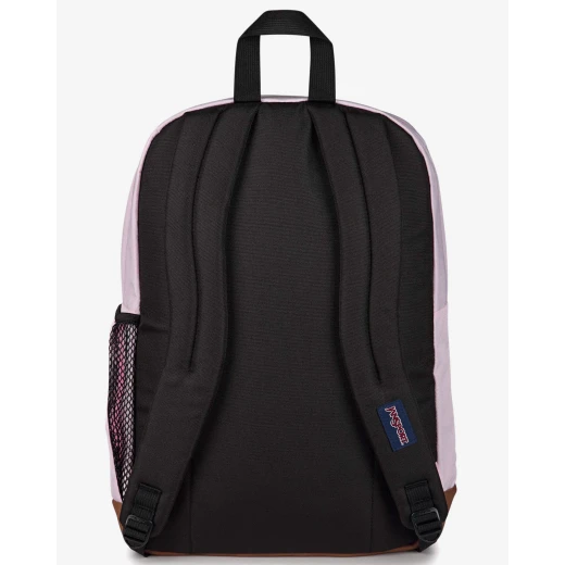 حقيبة ظهر JanSport Cool Student باللون الثلجي الوردي، سعة 34 لتر، مقصورتان رئيسيتان، جيب أمامي منظم، جيوب بسحاب، ظهر مبطن وأحزمة كتف مريحة - جان سبورت - Image 3
