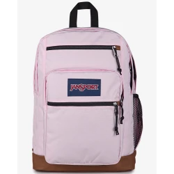 JanSport Cool Student Backpack Pink Ice, 34L Capacity, Two Large Main Compartments, Front Organizer Pocket, Zippered Pockets, Padded Back & S-Curve Shoulder Straps