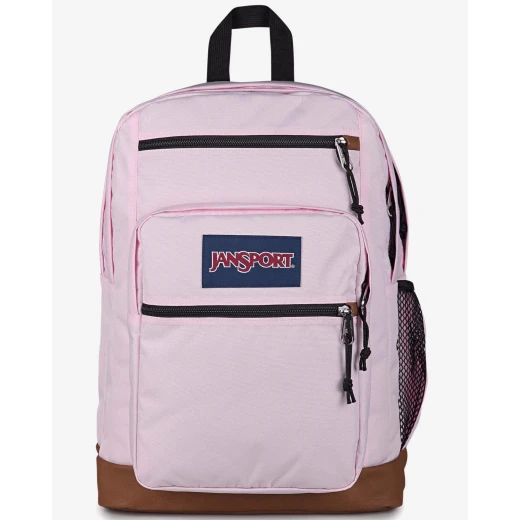 حقيبة ظهر JanSport Cool Student باللون الثلجي الوردي، سعة 34 لتر، مقصورتان رئيسيتان، جيب أمامي منظم، جيوب بسحاب، ظهر مبطن وأحزمة كتف مريحة حقيبة ظهر JanSport Cool Student باللون الثلجي الوردي، سعة 34 لتر، مقصورتان رئيسيتان، جيب أمامي منظم، جيوب بسحاب، ظهر مبطن وأحزمة كتف مريحة