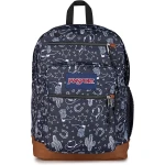 حقيبة ظهر رجالية JanSport Cool Student من البوليستر 100%، مقصورتان رئيسيتان كبيرتان، جيب أمامي بمنظم، جيوب خارجية بسحاب، أحزمة كتف مريحة وظهر مبطن بالكامل - جان سبورت