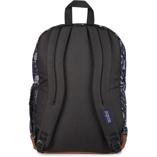 حقيبة ظهر رجالية JanSport Cool Student من البوليستر 100%، مقصورتان رئيسيتان كبيرتان، جيب أمامي بمنظم، جيوب خارجية بسحاب، أحزمة كتف مريحة وظهر مبطن بالكامل - جان سبورت - Image 2