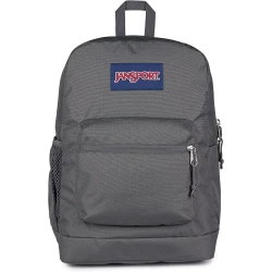 JANSPORT Men's Cross Town Plus Backpack 100% Polyester, One Large Main Compartment, Side Water Bottle Pocket, Padded Shoulder Straps, Fully Padded Back Panel & Bottom Boot