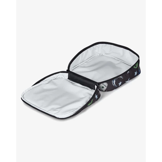 JanSport Lunch Break Galaxy Glam Lunch Bag, 100% Polyester, 5L Capacity, Insulated Main Compartment, Zippered Pocket, Padded Handle & Web Zipper Pulls - JanSport - Image 2