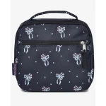 حقيبة غداء JanSport Lunch Break بلون بيتال بلاك، من البوليستر 100%، سعة 5 لتر، حجرة عازلة للحرارة والبرودة، جيب بسحاب ومقبض حمل مبطن - جان سبورت