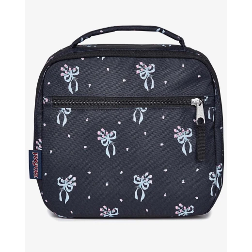 حقيبة غداء JanSport Lunch Break بلون بيتال بلاك، من البوليستر 100%، سعة 5 لتر، حجرة عازلة للحرارة والبرودة، جيب بسحاب ومقبض حمل مبطن حقيبة غداء JanSport Lunch Break بلون بيتال بلاك، من البوليستر 100%، سعة 5 لتر، حجرة عازلة للحرارة والبرودة، جيب بسحاب ومقبض حمل مبطن