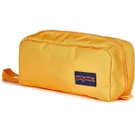 JanSport Perfect Pouch Orange Soda Pouch, Single Compartment Divided into 3 Spaces, Accordion Opening, Small Velcro Internal Pocket & Web Haul Handle - JanSport