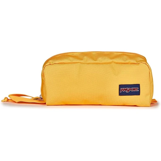 JanSport Perfect Pouch Orange Soda Pouch, Single Compartment Divided into 3 Spaces, Accordion Opening, Small Velcro Internal Pocket & Web Haul Handle - JanSport - Image 2