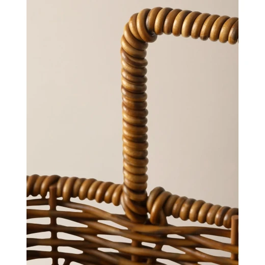 منظم كريستالين ديكوري من مدام كوكو بمقاس 32×12.5×8 سم، تصميم أنيق وعملي لتخزين وترتيب الأغراض المختلفة، مناسب للاستخدام في المنزل والمكتب ويضيف لمسة جمالية مميزة إلى المساحات الداخلية - مدام كوكو - Image 2