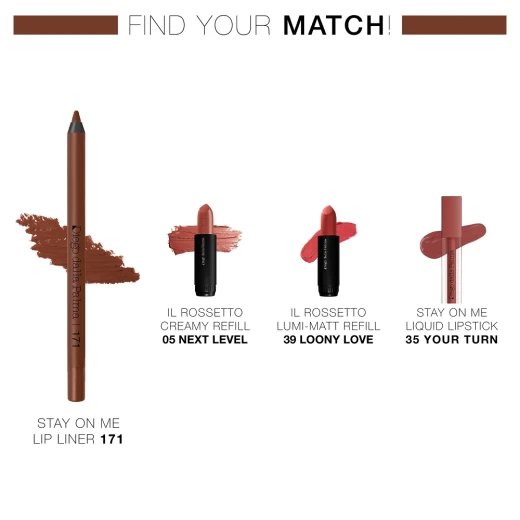 Diego Dalla Palma Stay On Me Lip Liner Matita Labbra - 171 Cioccolato - Diego Dalla Palma - Image 2