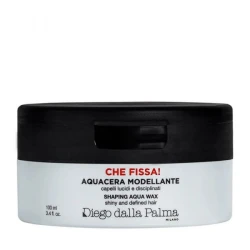 Diego dalla Palma Che Fissa! Aquacera Modellante Oil-Free Water-Based Hair Wax for Flexible Hold, Natural Shine, Hydration, and Effortless Styling for All Hair Types