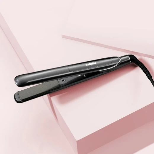 BaByliss Cosmos Styler Smooth Sleek Hair Straightener with 25mm Ceramic Plates, Fast Heating with 3 Heat Settings 180–235°C, Multi-Voltage Use, Gray (ST260SDE) (UAE Version) BaByliss Cosmos Styler Smooth Sleek Hair Straightener with 25mm Ceramic Plates, Fast Heating with 3 Heat Settings 180–235°C, Multi-Voltage Use, Gray (ST260SDE) (UAE Version)