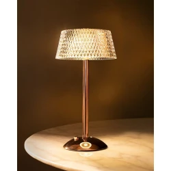 Madame Coco Trayer Lampshade, 14.5 × 14.5 × 29cm, Elegant Table Lamp with Modern Design, Ideal for Living Room, Bedroom and Office, Stylish Decorative Lighting for Home Interiors