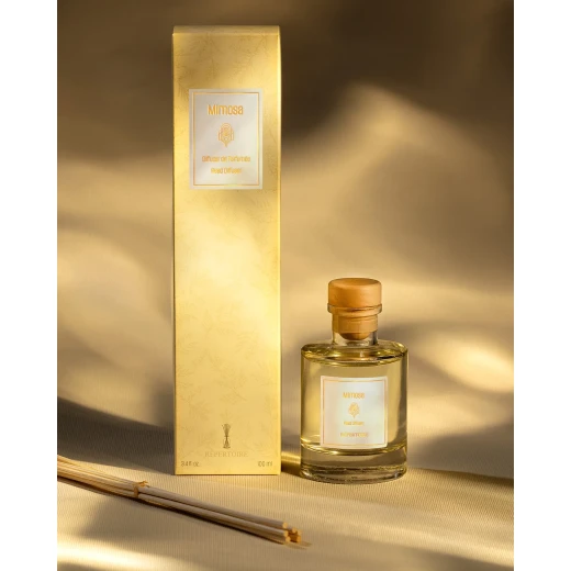 معطر أعواد ريبيرتوار من مدام كوكو 100 مل، معطر منزلي بعيدان عطرية، يمنح رائحة عطرة تدوم طويلًا، مناسب لغرفة المعيشة وغرفة النوم والمكتب، يضيف لمسة من الأناقة والانتعاش إلى ديكور المنزل - مدام كوكو - Image 2