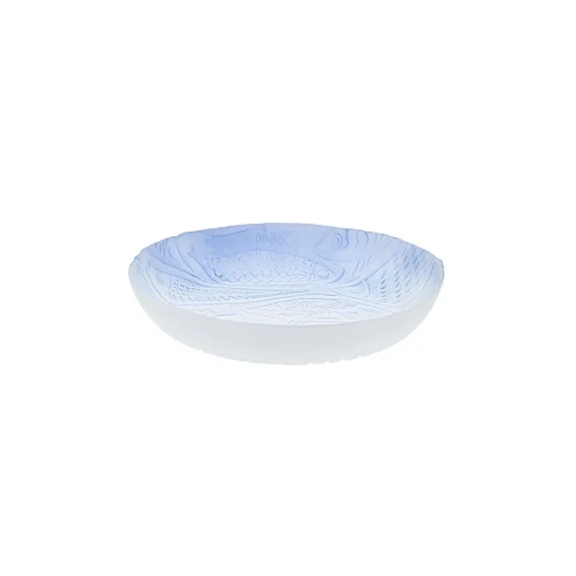 Madame Coco Delmare Small Decorative Glass Bowl 25.2 × 4.5cm, Elegant Modern Glass Decorative Dish, Perfect for Home Decoration, Serving Sweets or Organizing Small Accessories, Stylish Table Decor Piece - Madame COCO - Image 2