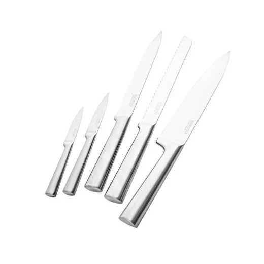 Karaca Samuray Thor New 6-Piece Japanese Steel Knife Set with Wooden Block – Premium 5Cr15MoV Kitchen Knives for Professional Cutting - karaca - Image 2