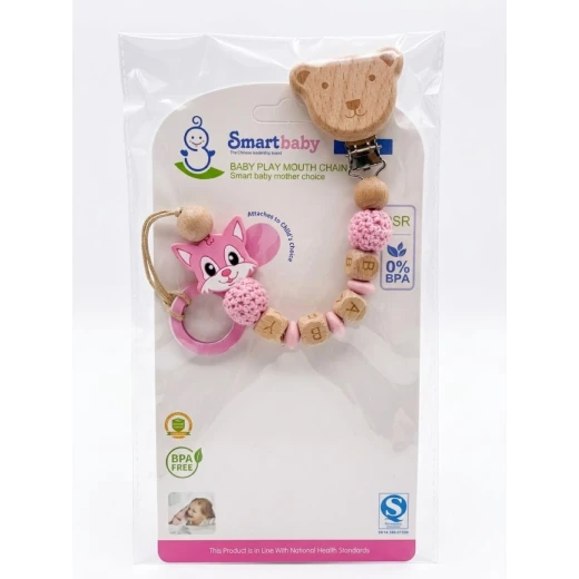 Baby Pacifier Chain Clip Cute Design, Durable & Washable Pacifier Holder Strap, Easy to Use for Babies Anytime and Anywhere Baby Pacifier Chain Clip Cute Design, Durable & Washable Pacifier Holder Strap, Easy to Use for Babies Anytime and Anywhere