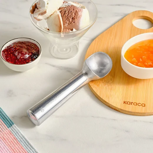 Karaca X Refika Stainless Steel Ice Cream Scoop 44.4x5.2x5.2 cm, Durable Kitchen Tool for Easy Scooping and Serving - karaca - Image 4