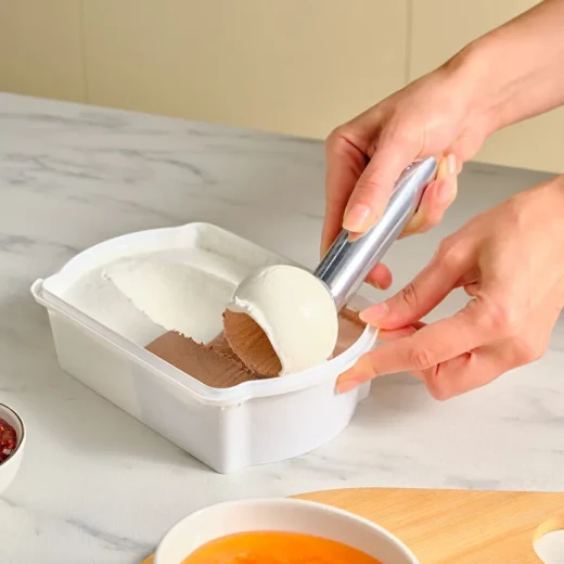 Karaca X Refika Stainless Steel Ice Cream Scoop 44.4x5.2x5.2 cm, Durable Kitchen Tool for Easy Scooping and Serving - karaca - Image 3