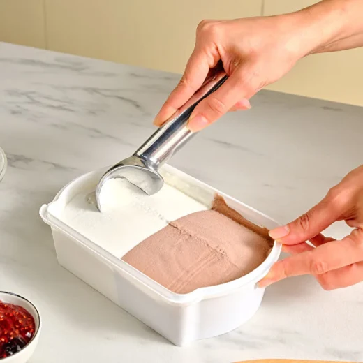 Karaca X Refika Stainless Steel Ice Cream Scoop 44.4x5.2x5.2 cm, Durable Kitchen Tool for Easy Scooping and Serving - karaca - Image 2