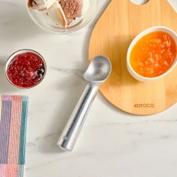 Karaca X Refika Stainless Steel Ice Cream Scoop 44.4x5.2x5.2 cm, Durable Kitchen Tool for Easy Scooping and Serving
