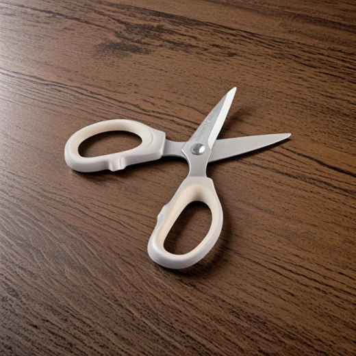 Karaca X Refika Kitchen Scissors with Stainless Steel Blade and Soft Grip Handle, Durable Cutting Tool - Size 17.6x9x1.7 cm - karaca - Image 3