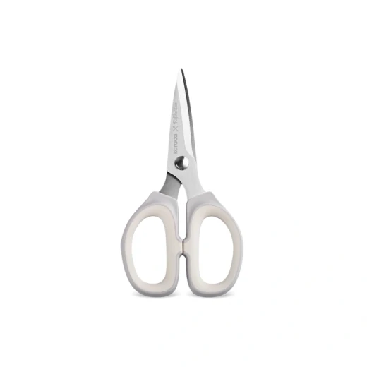 Karaca X Refika Kitchen Scissors with Stainless Steel Blade and Soft Grip Handle, Durable Cutting Tool - Size 17.6x9x1.7 cm - karaca - Image 2