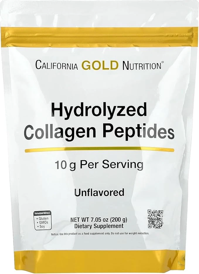 Lake Avenue Nutrition Hydrolyzed Collagen Peptides Type I & III - 200 غ