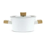 Karaca X Refika Swiss Crystal Pot 14 cm, PFAS-Free Non-Stick Coating, Induction Compatible and Easy to Clean - karaca