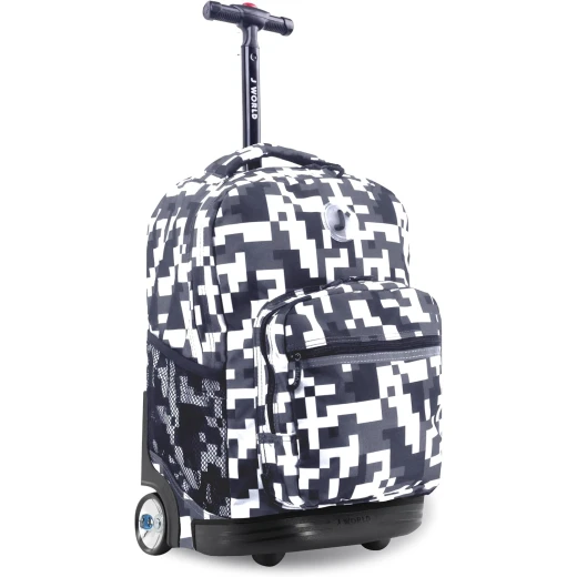 J World New York Sunrise Rolling Backpack (18) Camo | Convertible Wheeled School Backpack J World New York Sunrise Rolling Backpack (18) Camo | Convertible Wheeled School Backpack