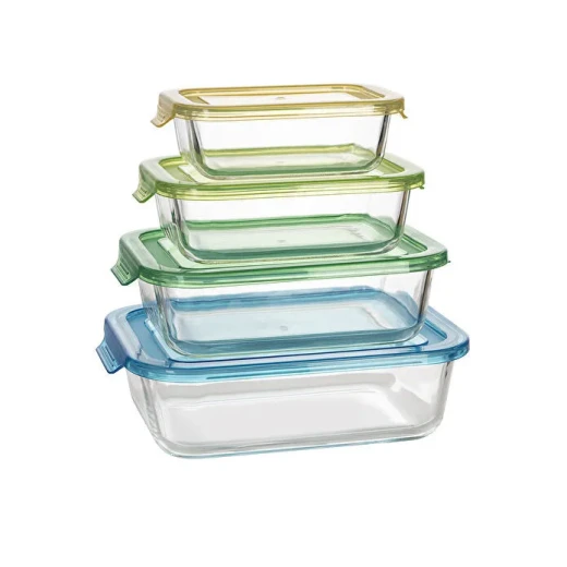 Karaca Lucy Glass Food Storage Container 1500ml with Airtight Lid, Durable Glass Storage Bowl for Meal Prep, Fresh Food Storage and Everyday Kitchen Use - karaca - Image 2