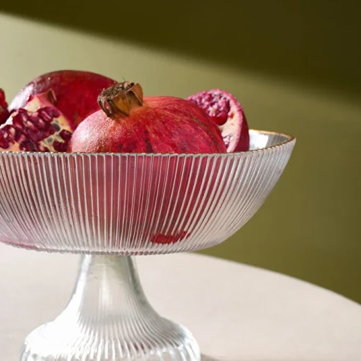 Karaca Pierre 3 Pieces Glass Serving Set with Elegant Modern Design for Stylish Dessert and Appetizer Presentation - karaca - Image 2