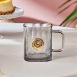 Karaca Madalyon Grey Mug 340ml – Elegant Modern Coffee & Tea Mug, Premium Quality, Stylish Grey Design for Hot & Cold Drinks, Home & Office Use
