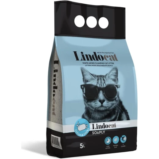 Lindo Cat Cat Litter Fresh Soap Scent 5 Liter Economical Size Highly Absorbent Clumping Natural Odor Control Lindo Cat Cat Litter Fresh Soap Scent 5 Liter Economical Size Highly Absorbent Clumping Natural Odor Control