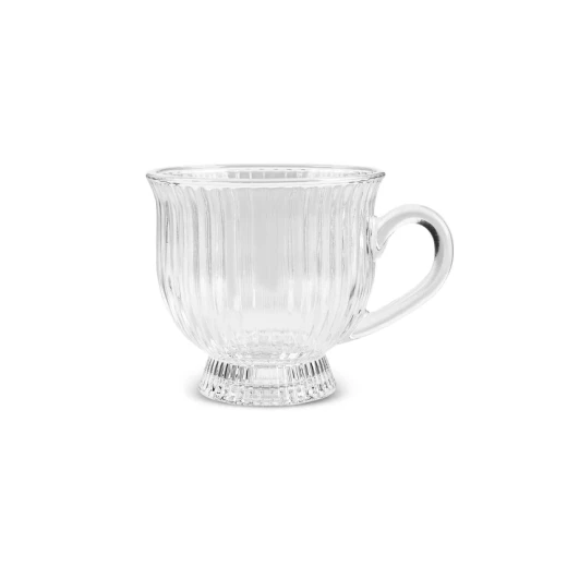 Karaca Hera 6-Piece Glass Tea Cup Set for 6 People 200ml, Clear, elegant dishwasher and microwave safe tea glasses for daily use and guests - karaca - Image 2