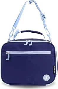 J World New York Cody Lunch Bag Navy | Insulated Lunch Bag with Shoulder Strap J World New York Cody Lunch Bag Navy | Insulated Lunch Bag with Shoulder Strap