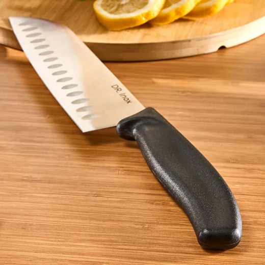 Dr. Inox Santoku Knife 30 cm Black – Premium 2Cr13N Stainless Steel Kitchen Knife - Dr. Inox - Image 2