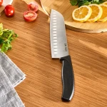 Dr. Inox Santoku Knife 30 cm Black – Premium 2Cr13N Stainless Steel Kitchen Knife - Dr. Inox
