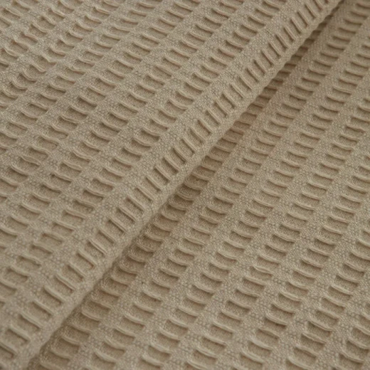 طقم بيكيه سرير مزدوج كاراجا هوم ديليسا كريمي، بيكيه قطن كتان 200×220 سم مع ملاءة و2 غطاء وسادة بتصميم أنيق - كراجا - Image 4