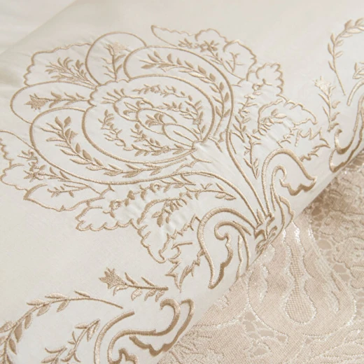 Karaca Home Sevra 8 Piece Private Gold Bridal Set – Luxury Bedroom Textile Set - karaca - Image 4