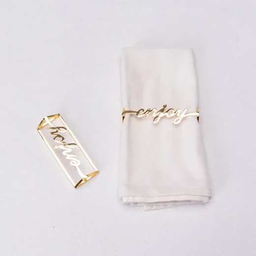 Karaca Home Enjoy 2 Piece Metal Napkin Ring Set 4 cm Elegant Dining Table Accessory Karaca Home Enjoy 2 Piece Metal Napkin Ring Set 4 cm Elegant Dining Table Accessory