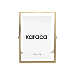Karaca Home Grace Gold Photo Frame 13 × 18 cm, Elegant Decorative Picture Frame for Home Décor and Stylish Memory Display
