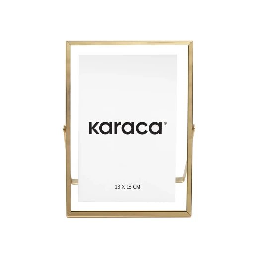 Karaca Home Grace Gold Photo Frame 13 × 18 cm, Elegant Decorative Picture Frame for Home Décor and Stylish Memory Display Karaca Home Grace Gold Photo Frame 13 × 18 cm, Elegant Decorative Picture Frame for Home Décor and Stylish Memory Display