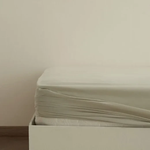 Karaca Home Basic Single Fitted Sheet 100% Cotton 100x200+30 cm Sage Color Karaca Home Basic Single Fitted Sheet 100% Cotton 100x200+30 cm Sage Color