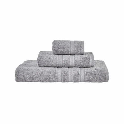 Karaca Home Comfort Touch Plain Grey 100% Cotton Towel 30x50 cm - karaca - Image 2